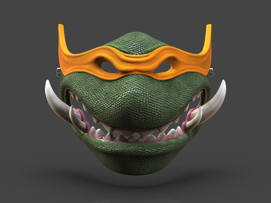 Ninja Turtle Menpo Michaelangelo