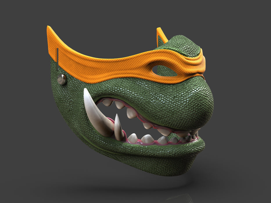 Ninja Turtle Menpo Michaelangelo