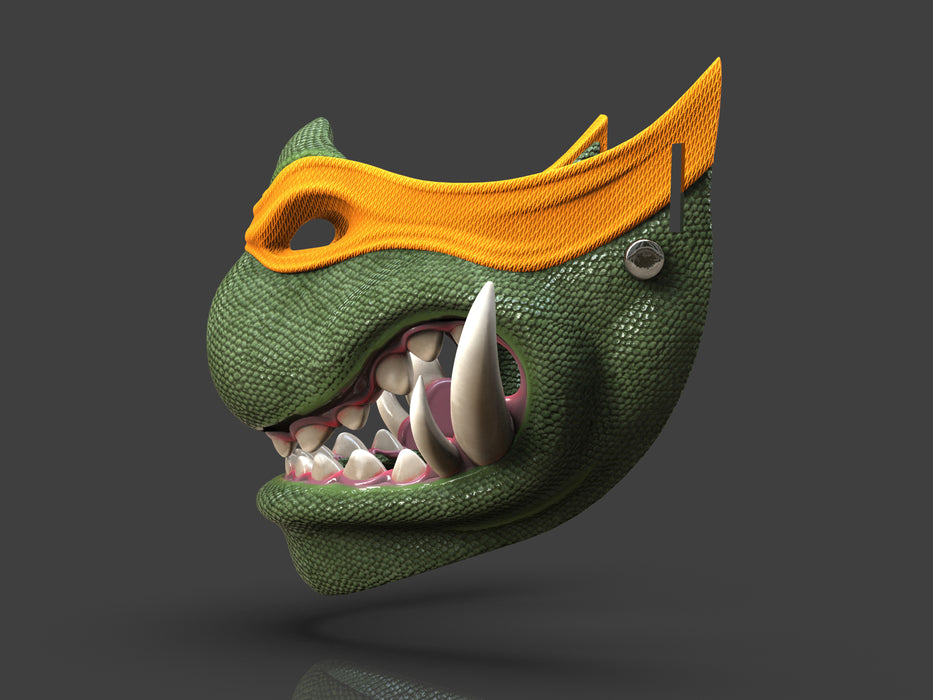 Ninja Turtle Menpo Michaelangelo