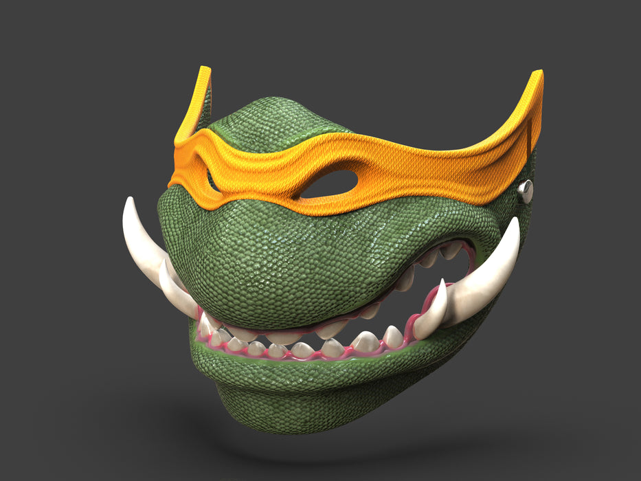 Ninja Turtle Menpo Michaelangelo