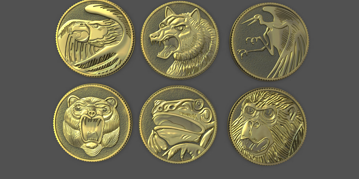 Mighty Morphin Power Rangers Red Ranger Coin