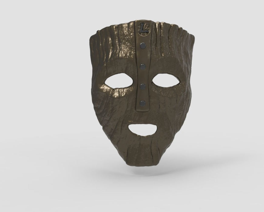 Loki Wooden Mask from The Mask movie