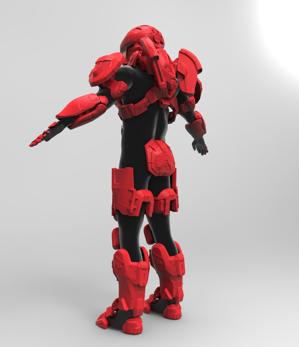 Ma37 Rifle Halo 4 Recon Armor with MA37 Rifle — Nikko Industries
