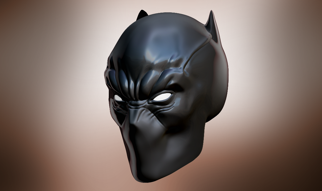 Black Panther Comic Mask - Nikko Industries