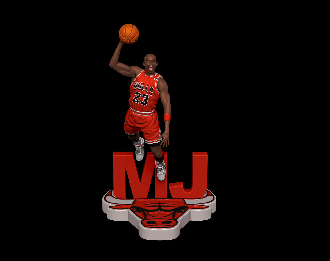 New Michael JORDAN 23 Mike Jordan Resin Statue Basketball myth 20H 