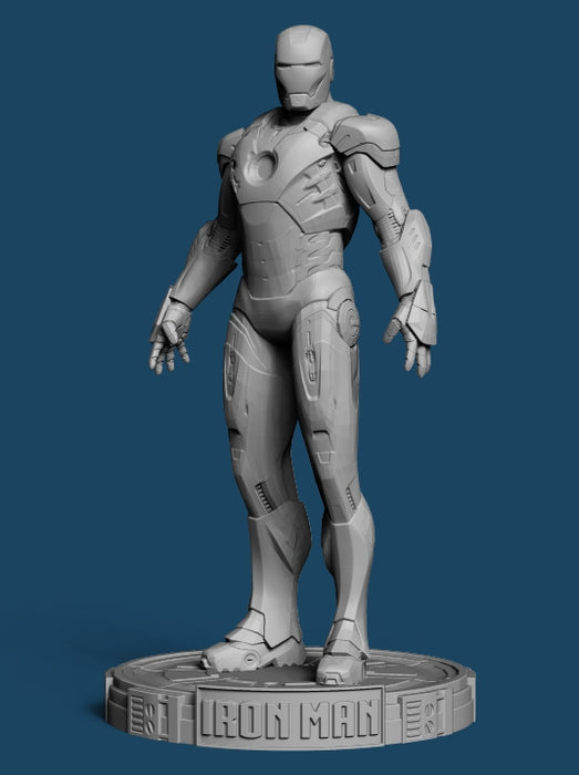 iron man mk7 figure stl