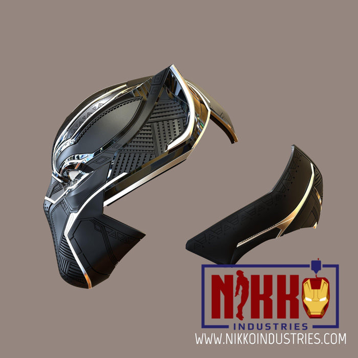 Black Panther Helmet Vibranium Gauntlet stl Bundle - Nikko Industries