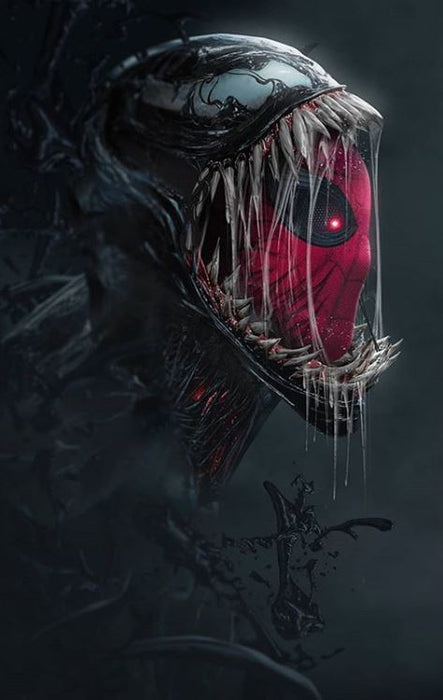 Venom Spidey bust