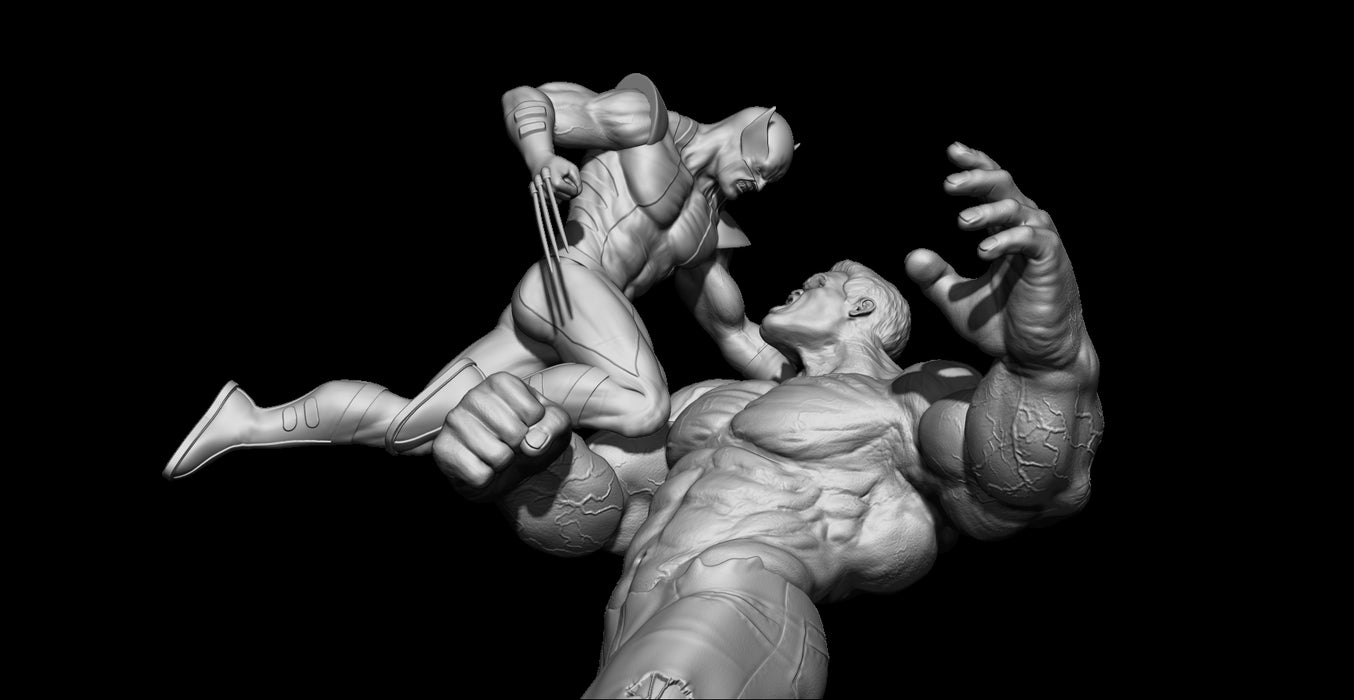 Hulk Vs Wolverine Figure