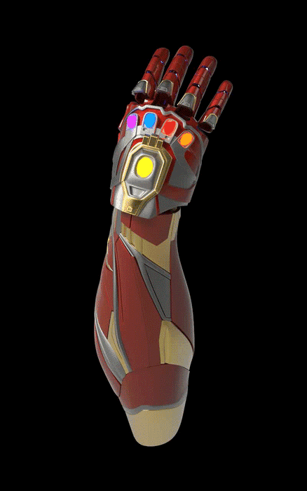 Stark Tech Infinity Gauntlet stl