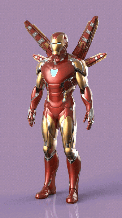 Iron Man mk85 stl