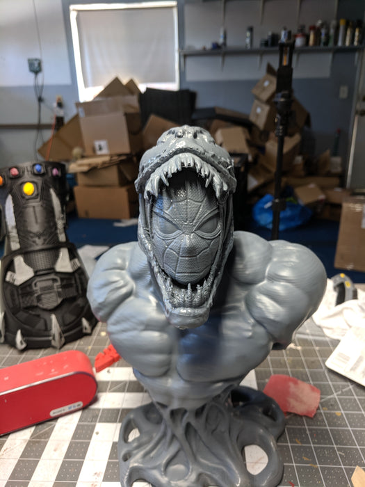 Venom Spidey bust