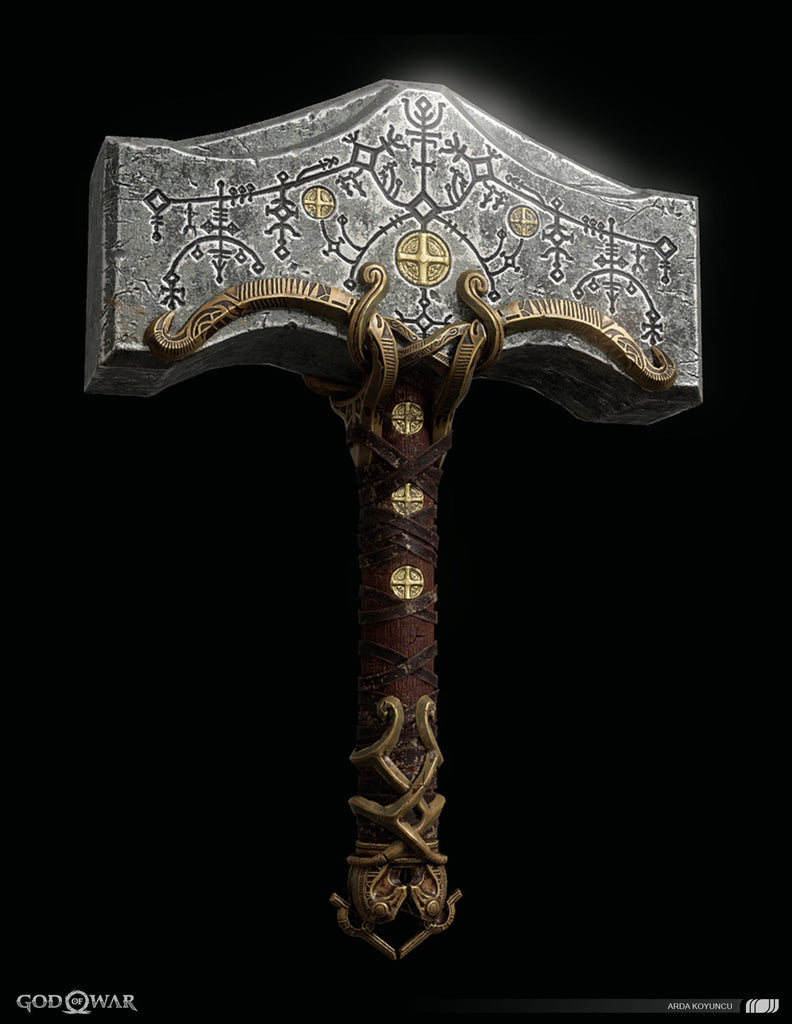 Mjölnir God of War 3D Printing Files (Download Now) 