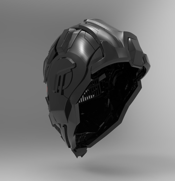 carbon 3d football helmet Altered Carbon Helmet STL — Nikko Industries