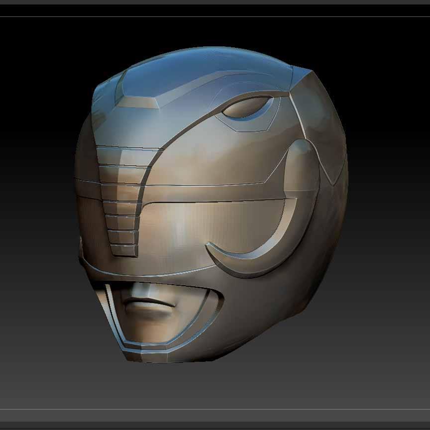 Black Ranger Helmet stl — Nikko Industries