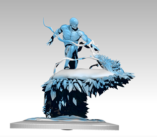IceMan Statue