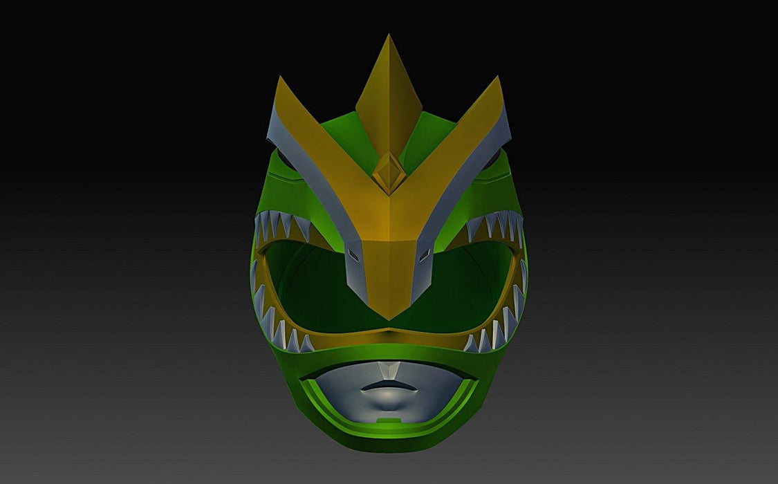 New Green Ranger Helmet STL - Nikko Industries