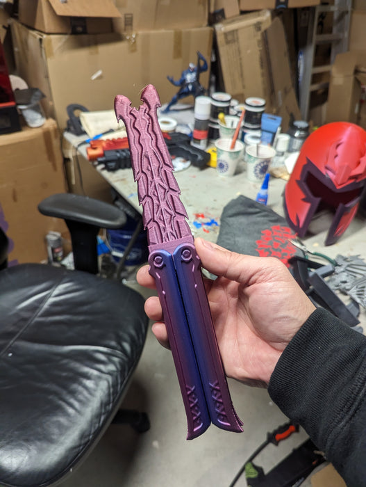 Tribal Balisong Butterfly Knife