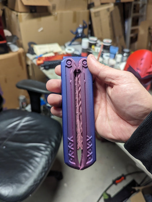 Tribal Balisong Butterfly Knife
