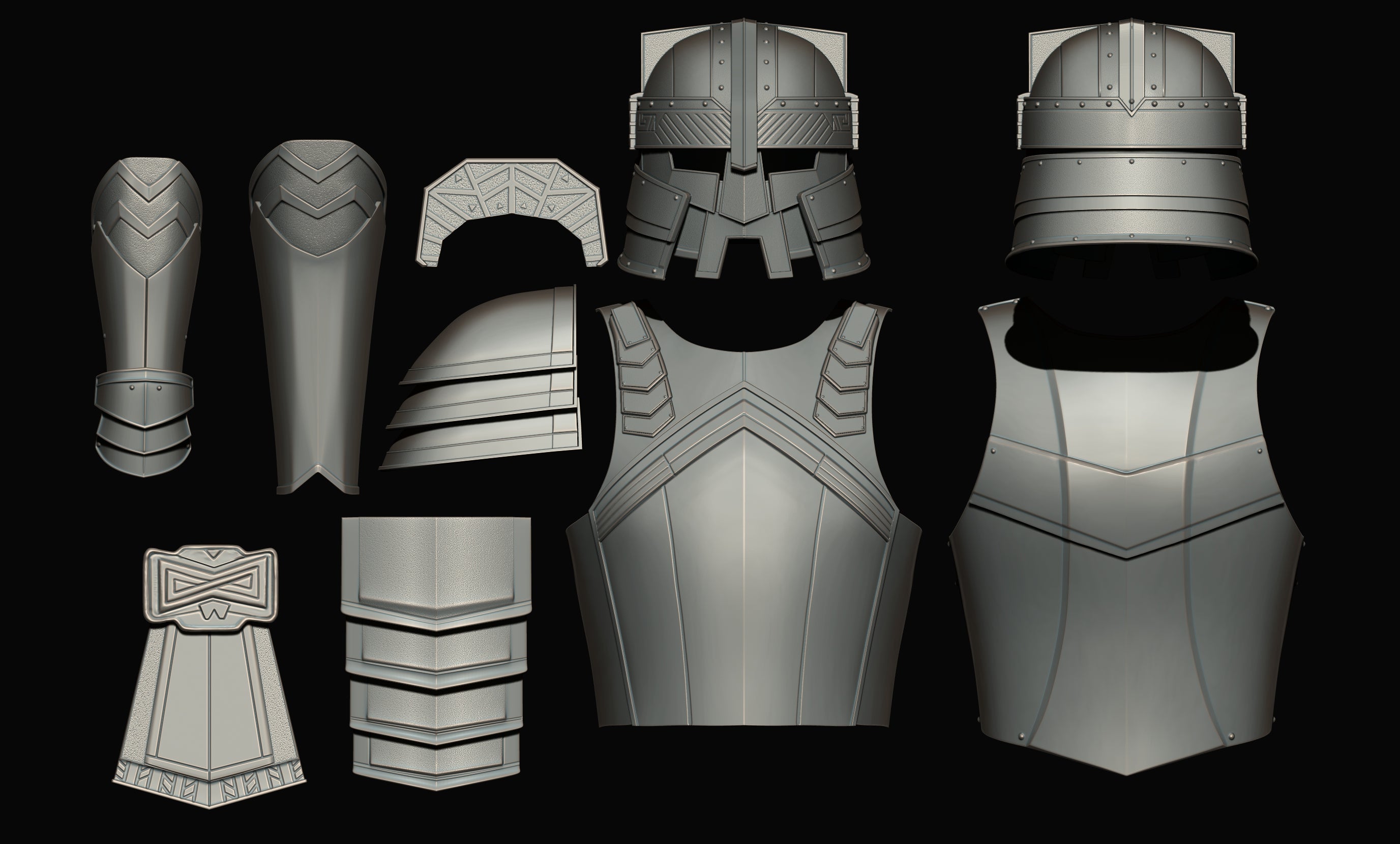 Dwaves of Moira Armor STL — Nikko Industries
