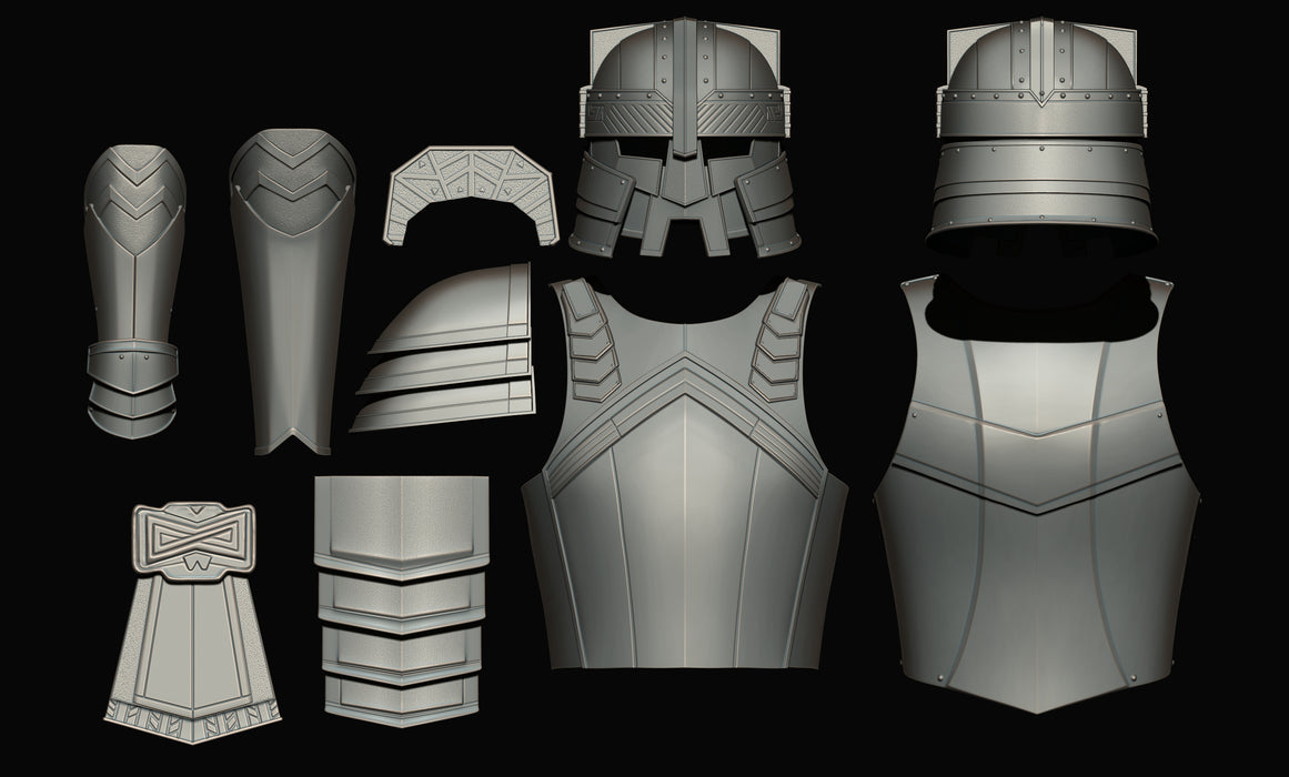 Dwaves of Moira Armor STL