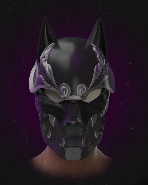 Shinobi Black Panther Helmet STL - Nikko Industries