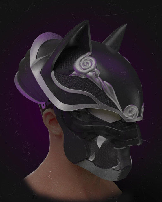 Shinobi Black Panther Helmet STL - Nikko Industries