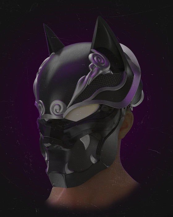 Shinobi Black Panther Helmet STL - Nikko Industries