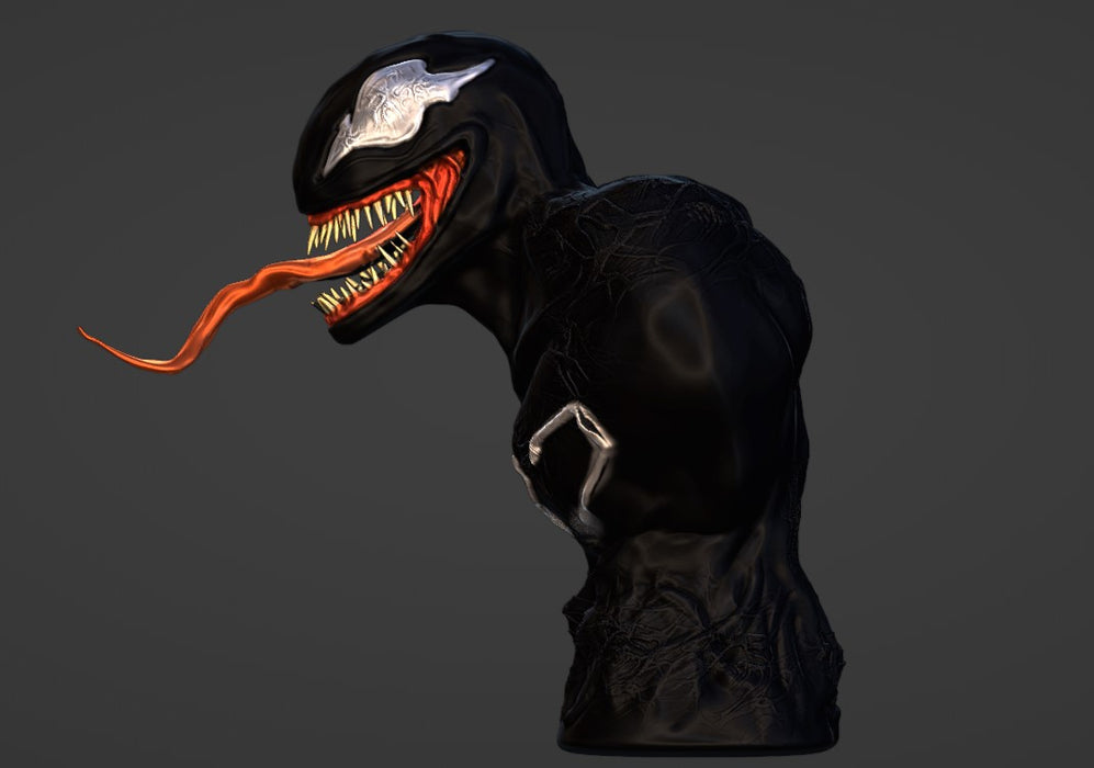 Free Venom Bust STL