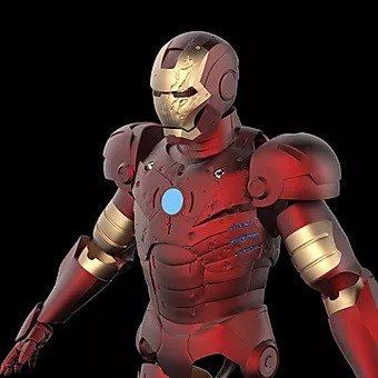 iron man armor damage helmet Iron Man MK3 with Battle Damage and Tech Chest — Nikko Industries