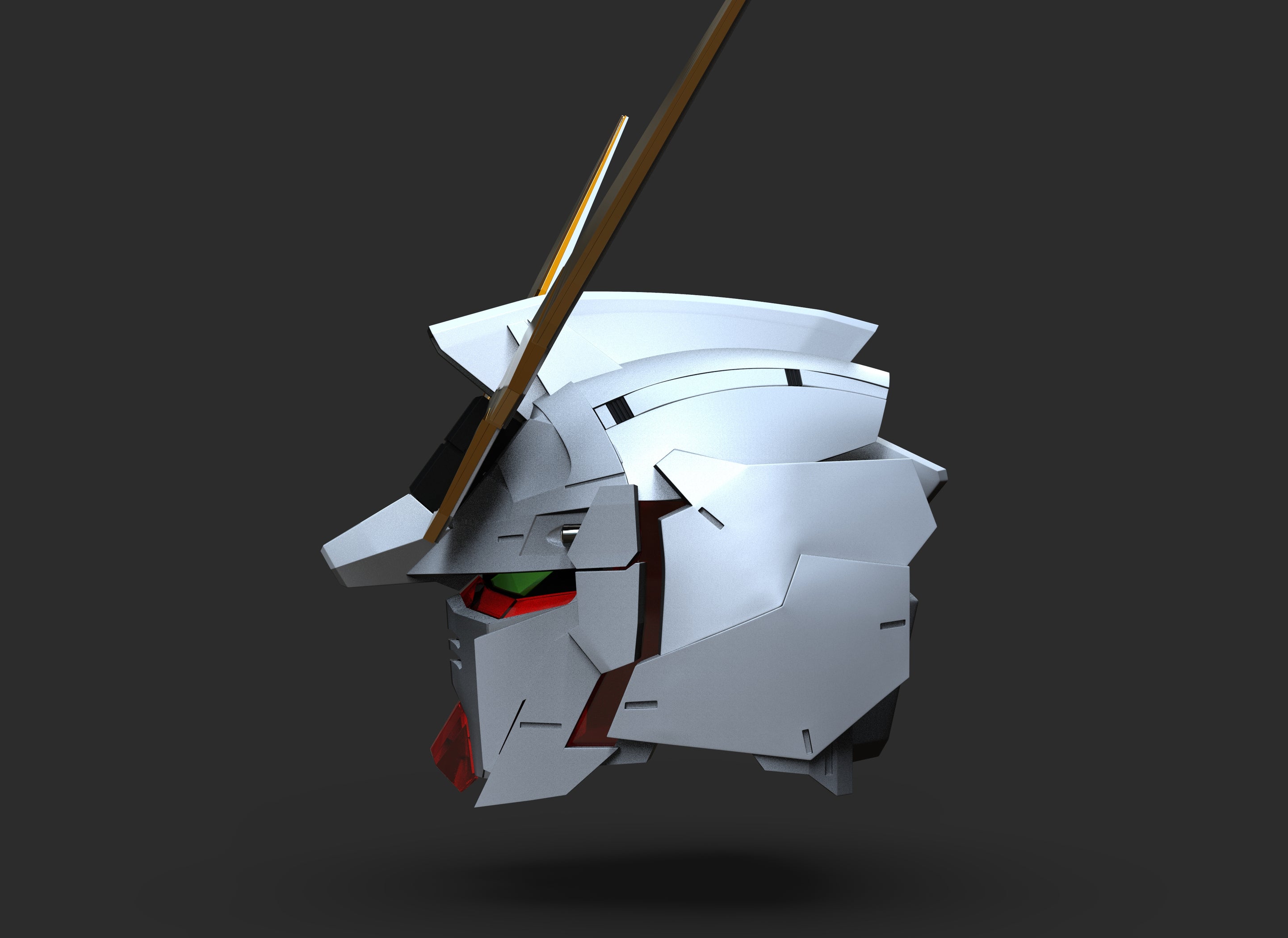 Gundam Unicorn Helmet STL — Nikko Industries