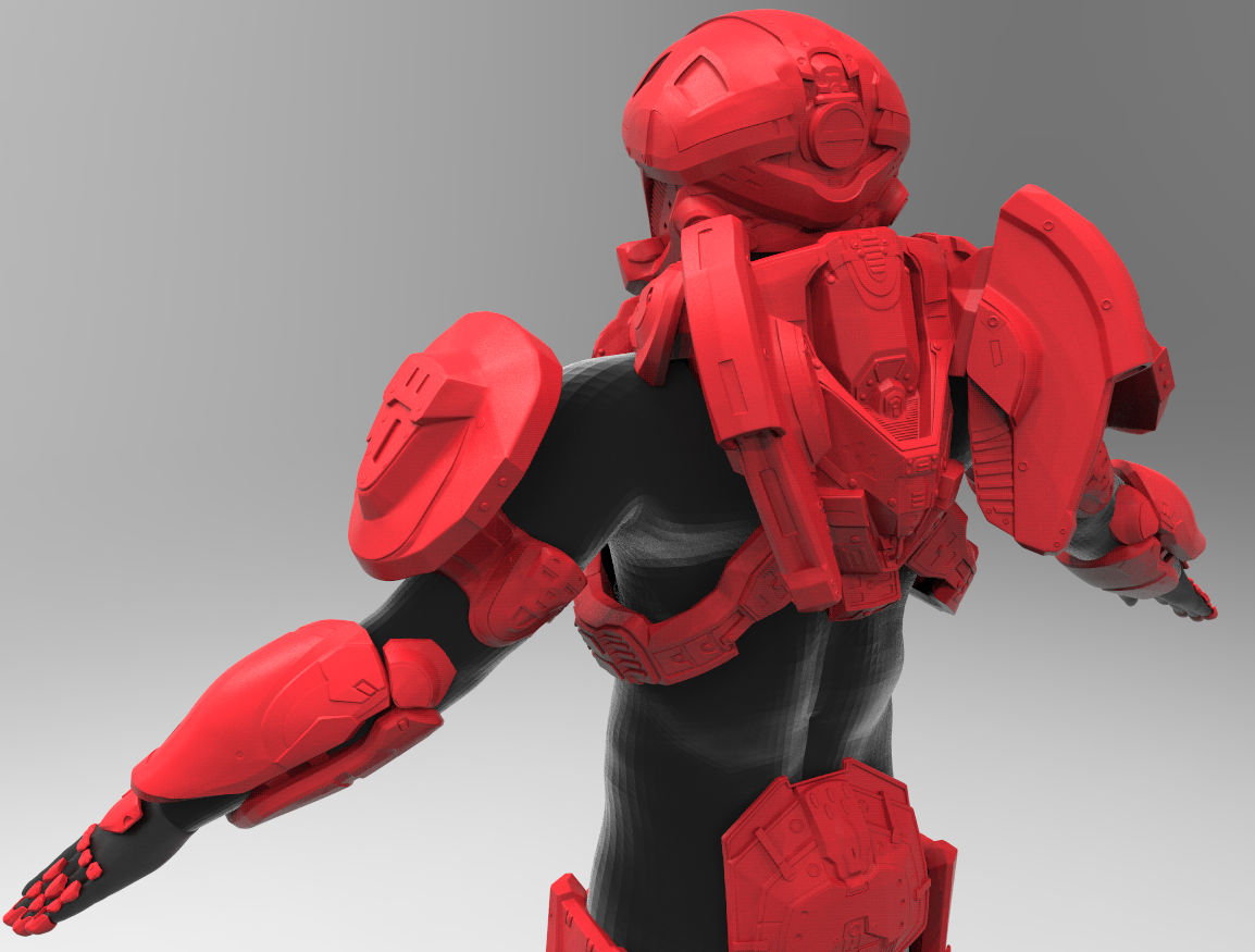 Halo 4 Recon Armor with MA37 Rifle — Nikko Industries