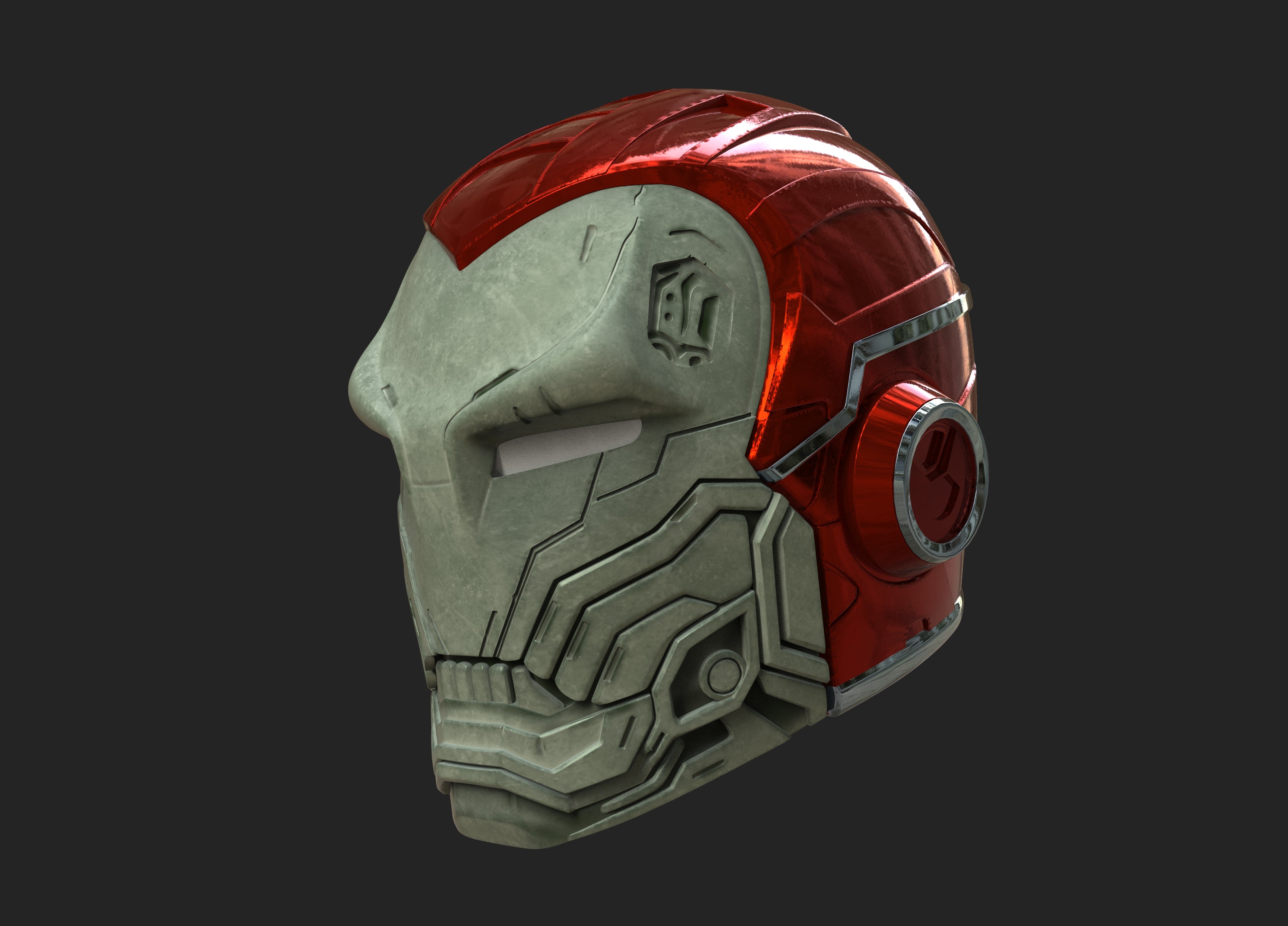 Tech Skull Iron Man Helmet STL — Nikko Industries