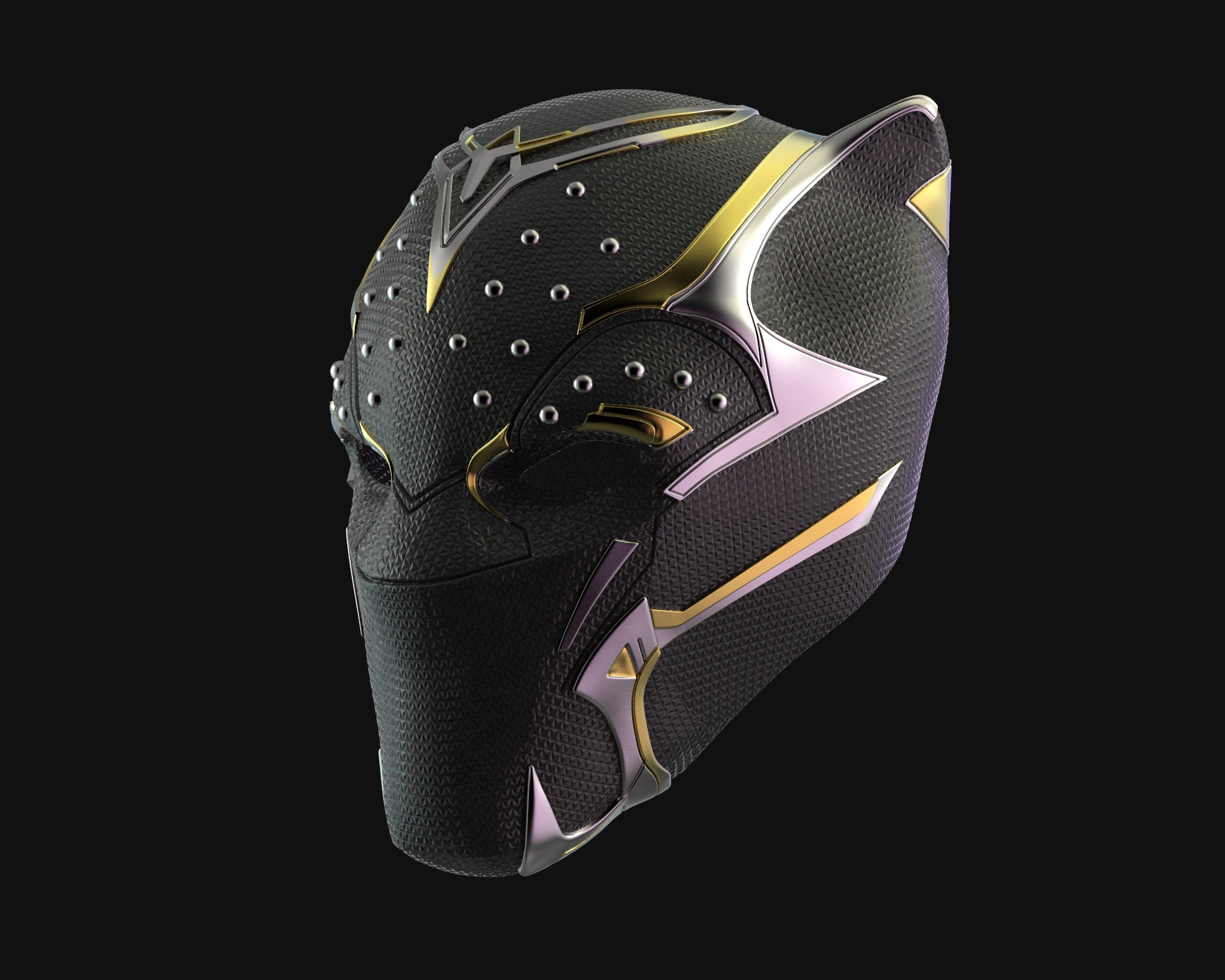 black panther motorcycle helmets Black Panther Wakanda Forever Helmet — Nikko Industries