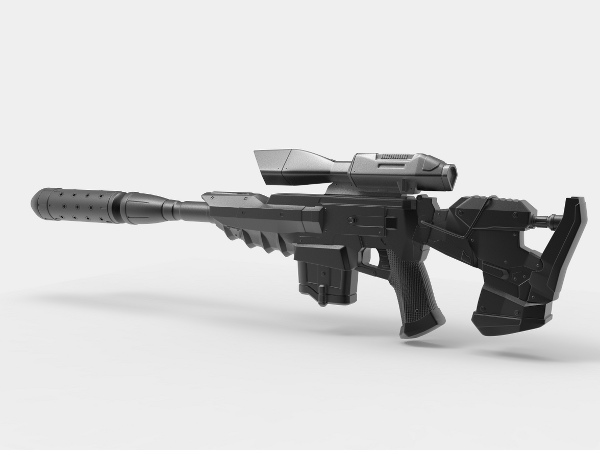 Ghost C10 Rifle STL — Nikko Industries
