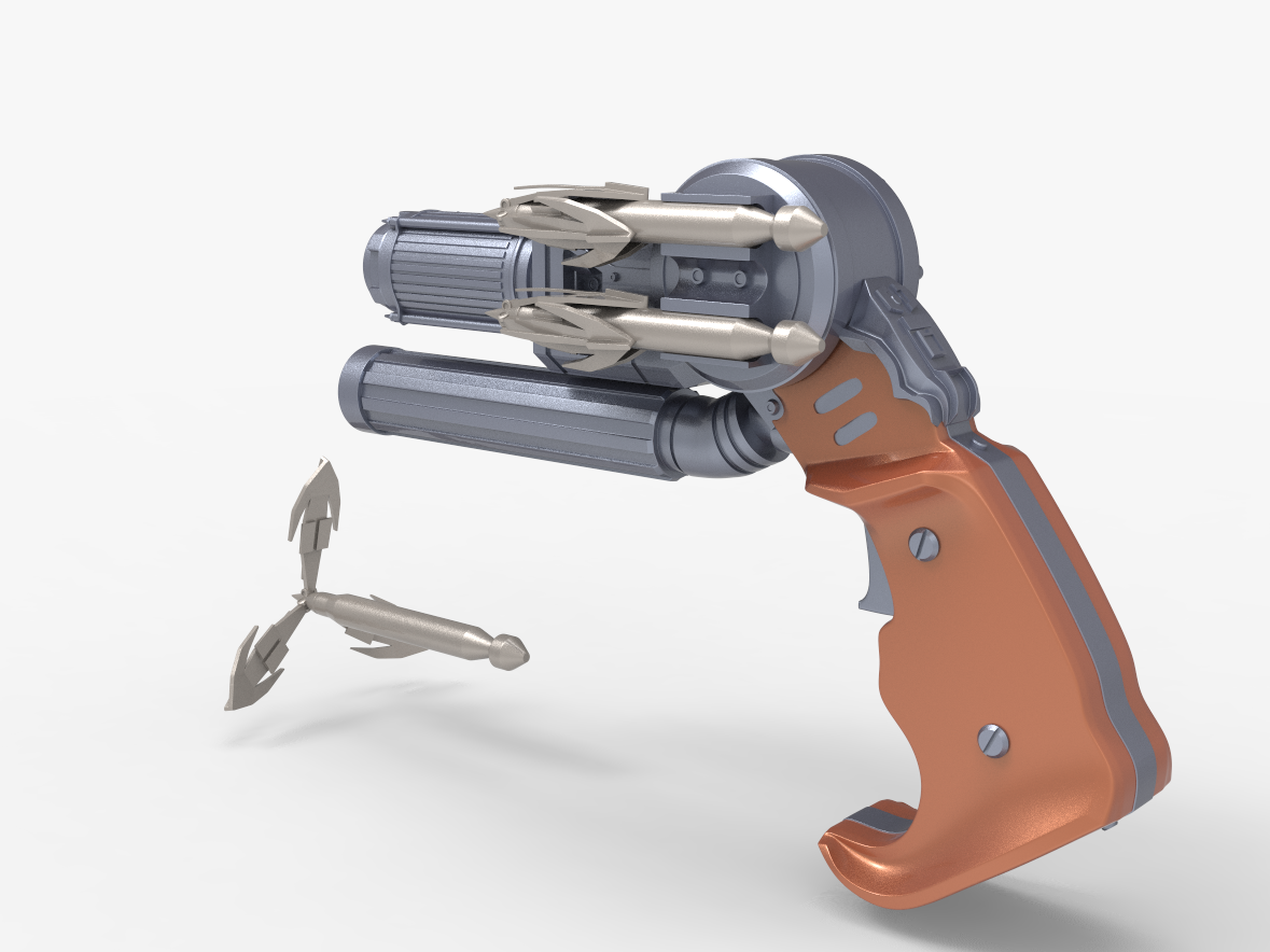 Rifle: Hot Toys Batman Grappling Gun